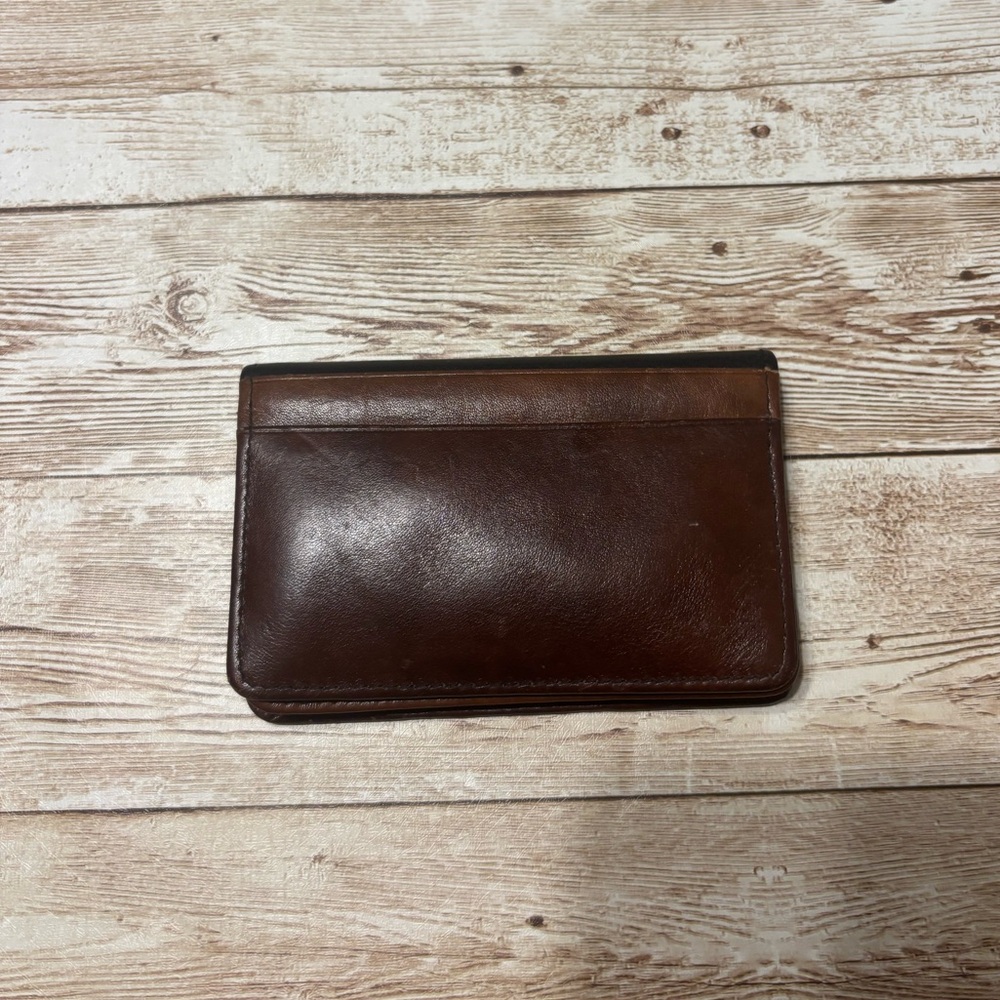 Buxton Leather Card Holder